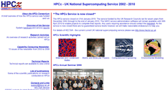 Desktop Screenshot of hpcx.ac.uk